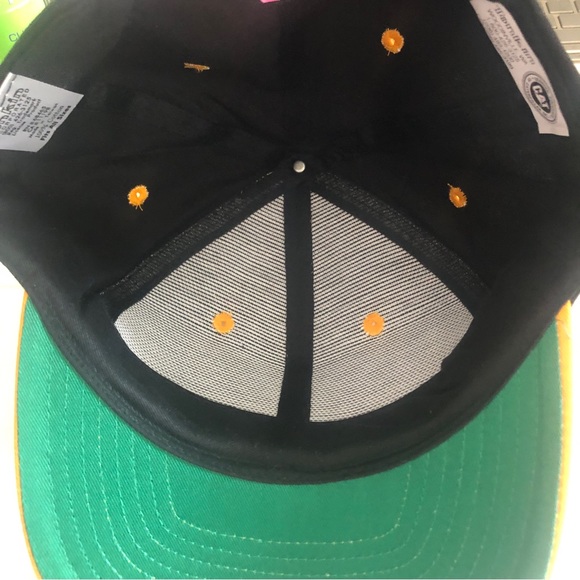 NEW CAT Authentic Caterpillar Machines Tonkin Snapback Hat Cap Vintage - Picture 4 of 6